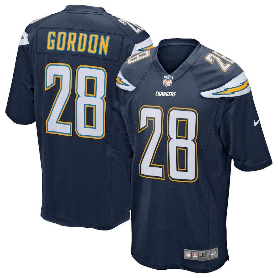 Melvin Gordon Los Angeles Chargers Player Game Jersey Navy