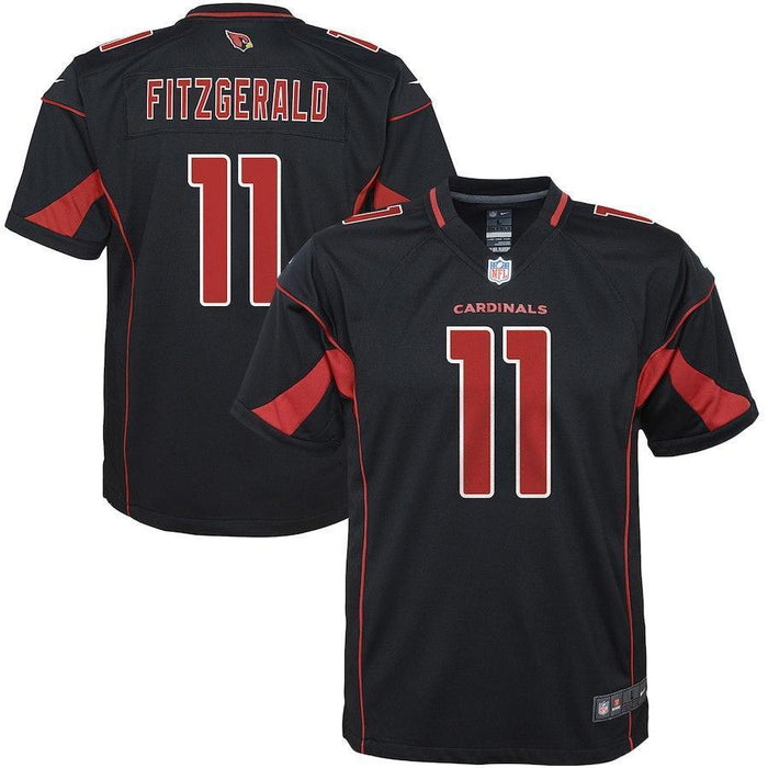 Larry Fitzgerald Arizona Cardinals Youth Color Rush Game Jersey - Black 2018/2019