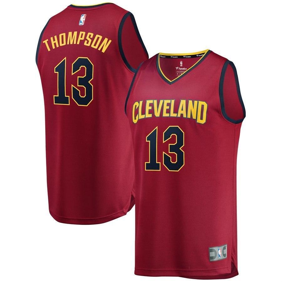 Tristan Thompson Cleveland Cavaliers Branded Youth Fast Break Road Jersey Wine - Icon Edition 2018/2019