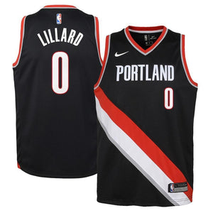 Damian Lillard Portland Trail Blazers Youth Jersey Black - Icon Edition 2018/2019