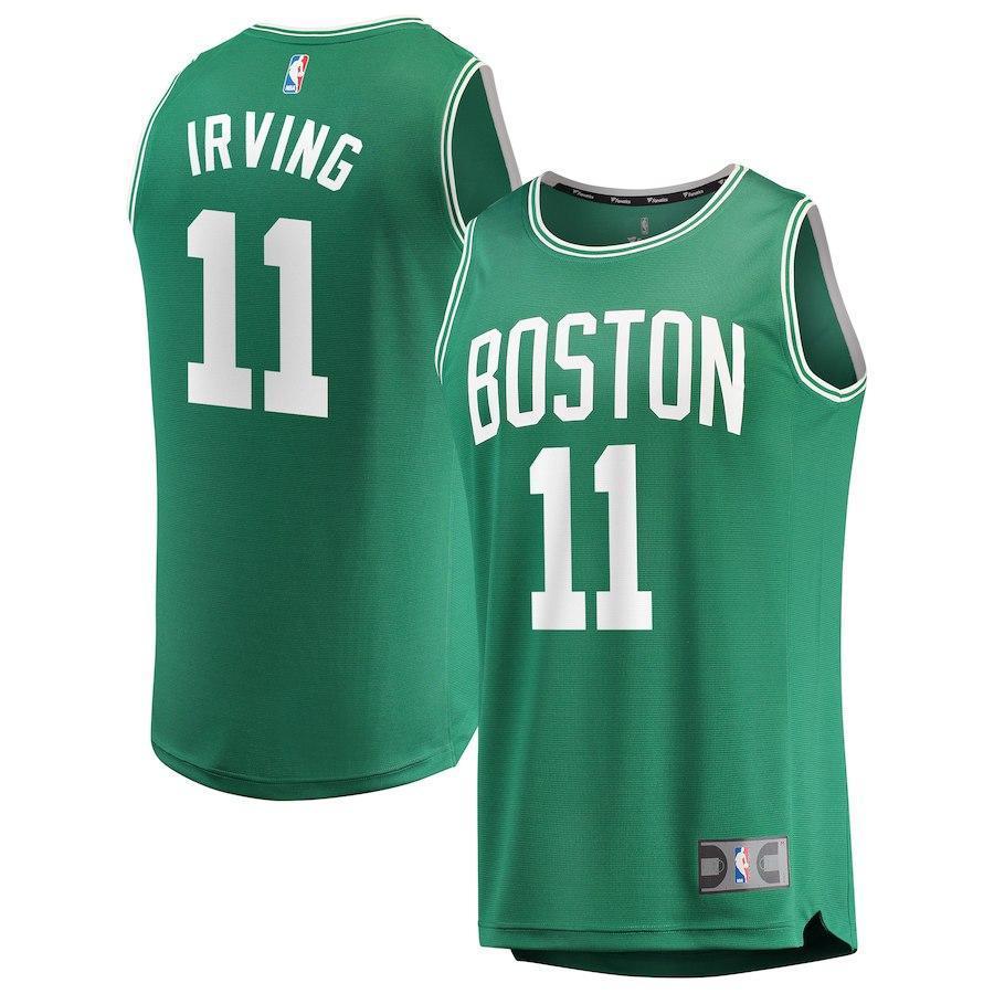 Kyrie Irving Boston Celtics Branded Youth Fast Break Player Jersey - Icon Edition - Kelly Green 2018/2019