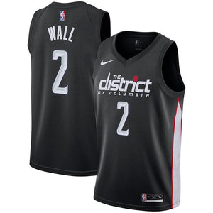 John Wall Washington Wizards Youth Jersey – City Edition – Black 2018/2019