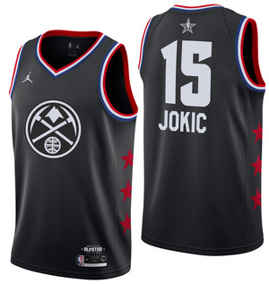 NBA All-Star 2019 Black Jordan Swingman Jersey - Nikola Jokic - Youth