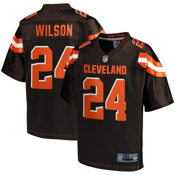 Men's Cleveland Browns Howard Wilson NFL Pro Line Brown Big & Tall Player Jersey