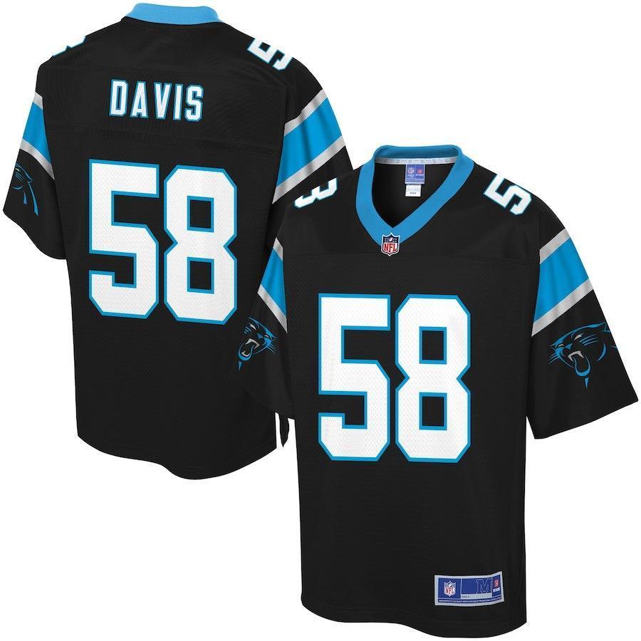 Pro Line Men's Carolina Panthers Thomas Davis Team Color Jersey-58 2018/2019