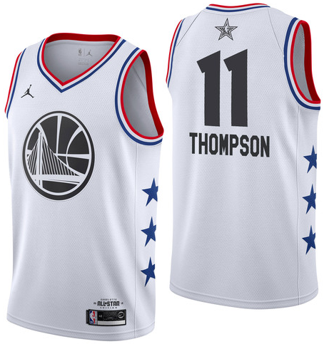 NBA All-Star 2019 White Jordan Swingman Jersey - Klay Thompson - Youth