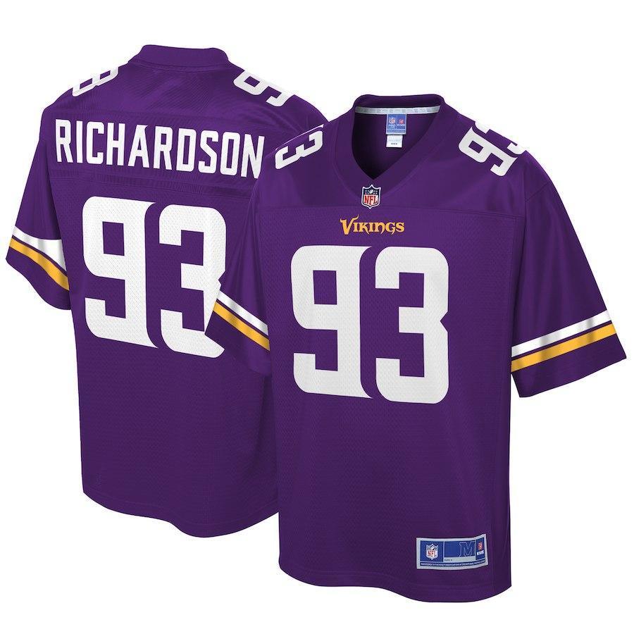 Sheldon Richardson Minnesota Vikings Pro Line Player Jersey – Purple 2018/2019