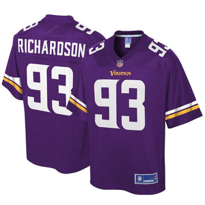 Sheldon Richardson Minnesota Vikings Pro Line Player Jersey – Purple 2018/2019