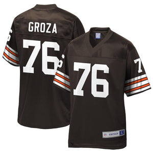 Men's Cleveland Browns Lou Groza NFL Pro Line Brown Retired Player Jersey