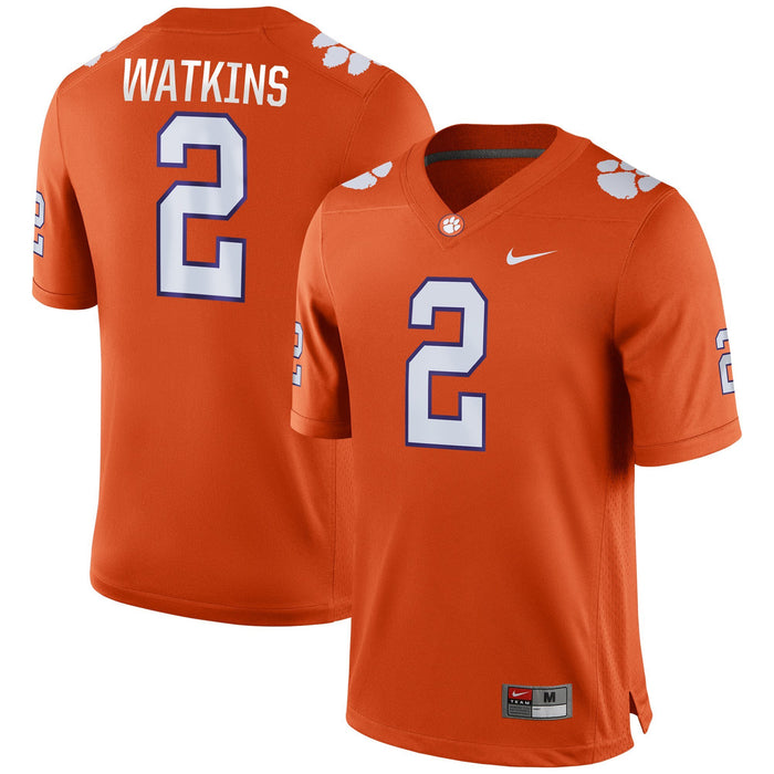 Men's Nike Sammy Watkins Orange Clemson Tigers Game Jersey