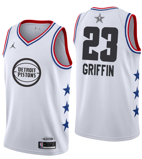 NBA All-Star 2019 White Jordan Swingman Jersey - Blake Griffin - Youth