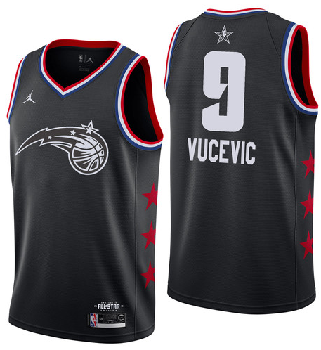 NBA All-Star 2019 Black Jordan Swingman Jersey - Nikola Vucevic - Youth