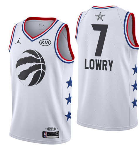 NBA All-Star 2019 White Jordan Swingman Jersey - Kyle Lowry - Youth