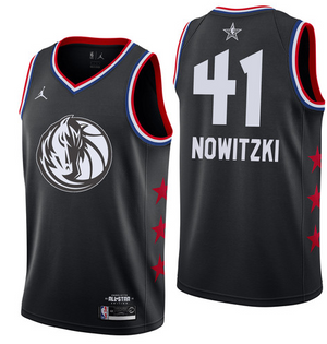 NBA All-Star 2019 Black Jordan Swingman Jersey - Dirk Nowitzki - Youth