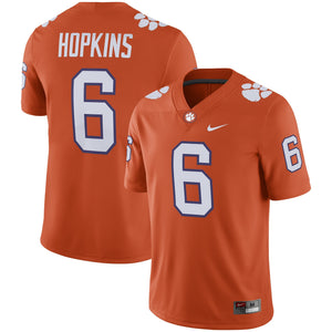 Men's Nike DeAndre Hopkins Orange Clemson Tigers Alumni Player Jersey
