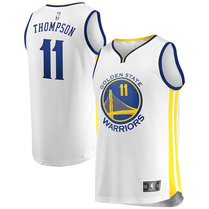 Klay Thompson Golden State Warriors Branded Youth Fast Break Jersey White - Association Edition 2018/2019