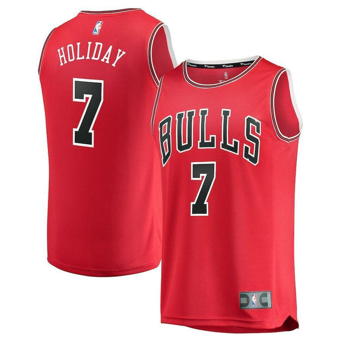 Justin Holiday Chicago Bulls Branded Youth Fast Break Player Jersey - Icon Edition - Red 2018/2019