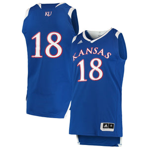 Men's Adidas Royal/White Kansas Jayhawks Chase Basketball Jersey