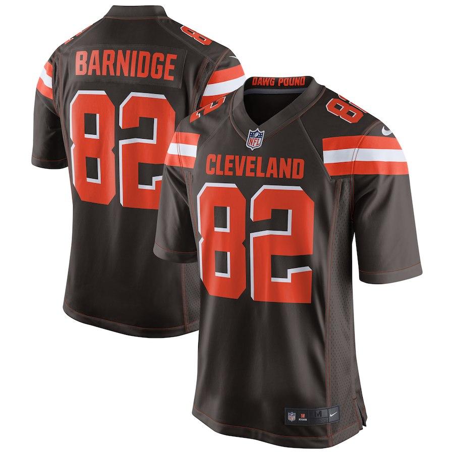 Men's Cleveland Browns Gary Barnidge Nike Brown Game Jersey