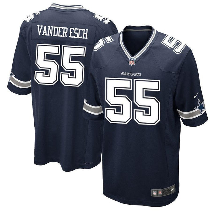 Leighton Vander Esch Dallas Cowboys Draft First Round Pick Game Jersey – Navy 2018/2019