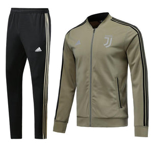 Juventus Beige Tracksuit Training Jackets and Pants 2018-2019