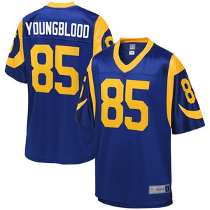 Jack Youngblood Los Angeles Rams NFL Pro Line Retired Player Jersey - Royal