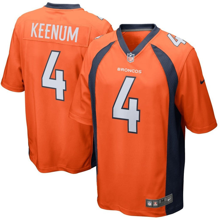 Denver Broncos Case Keenum Orange Jersey 2018 - 2019