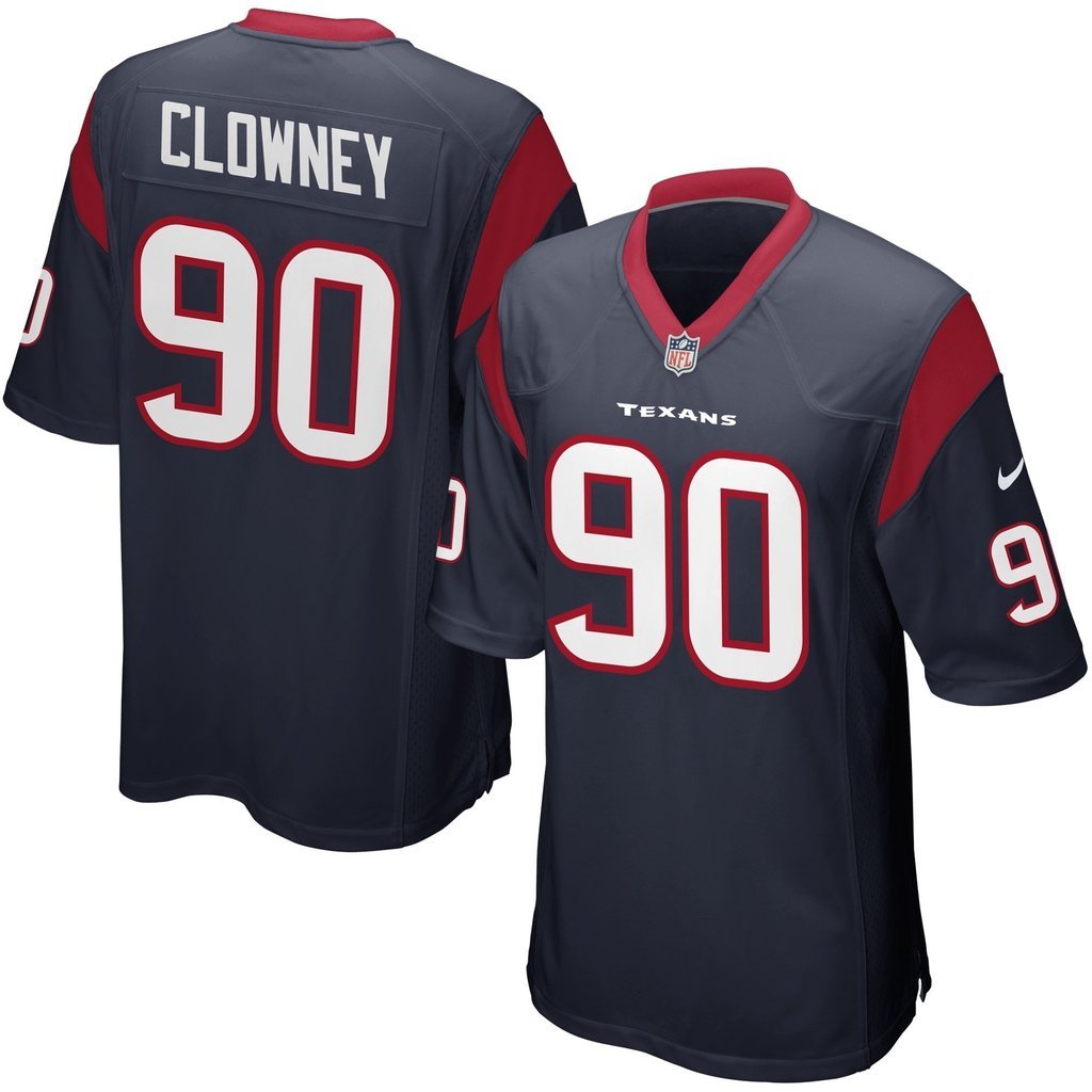 Houston Texans Jadeveon Clowney Navy Blue Jersey 2018 - 2019