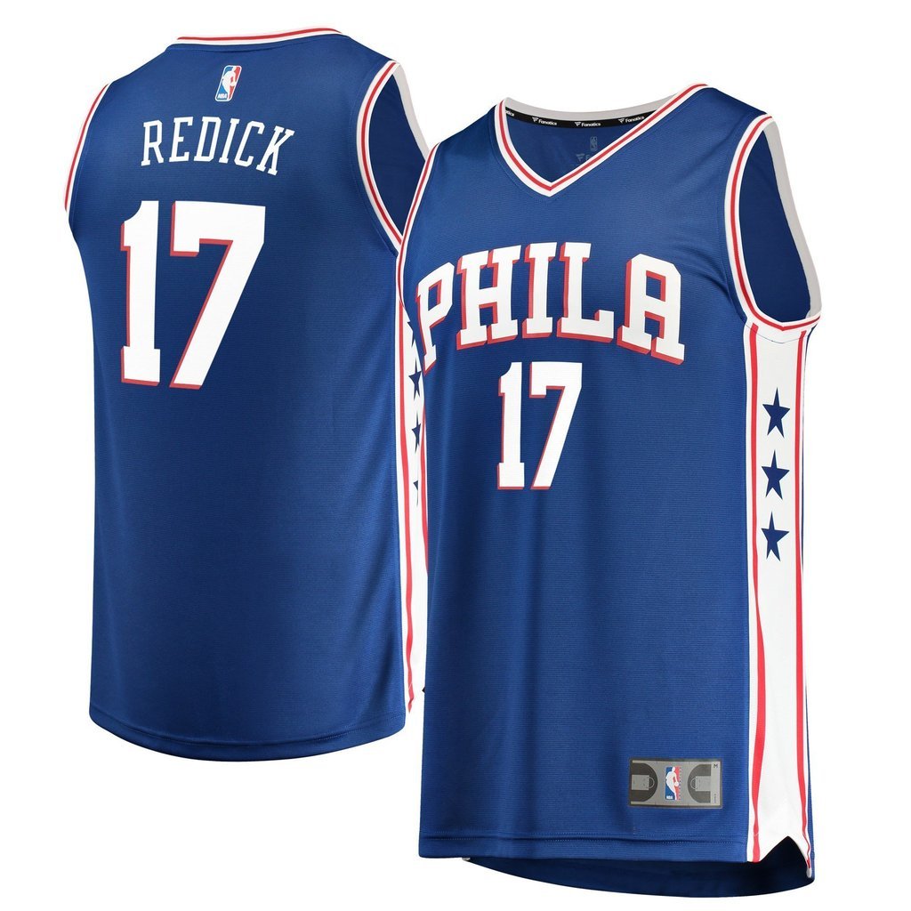 JJ Redick Philadelphia 76ers Royal Swingman Jersey 2018 - 2019