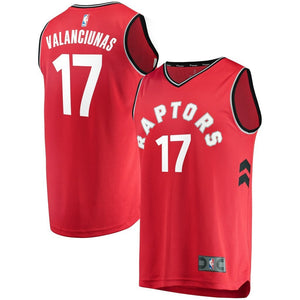 Jonas Valanciunas Toronto Raptors Red Swingman Jersey 2018 - 2019