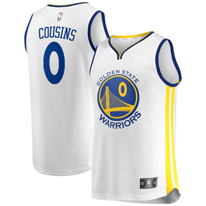 DeMarcus Cousins Golden State Warriors White Swingman Jersey 2018 - 2019