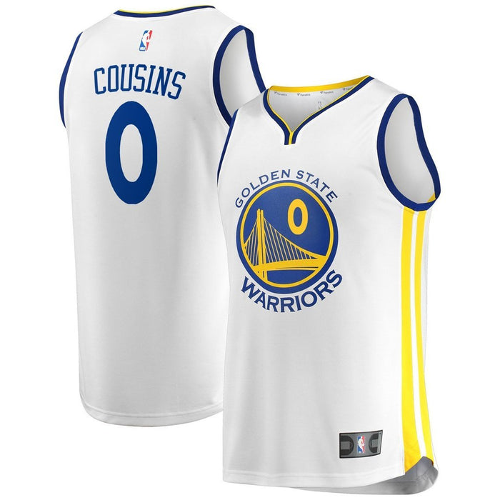 DeMarcus Cousins Golden State Warriors White Swingman Jersey 2018 - 2019