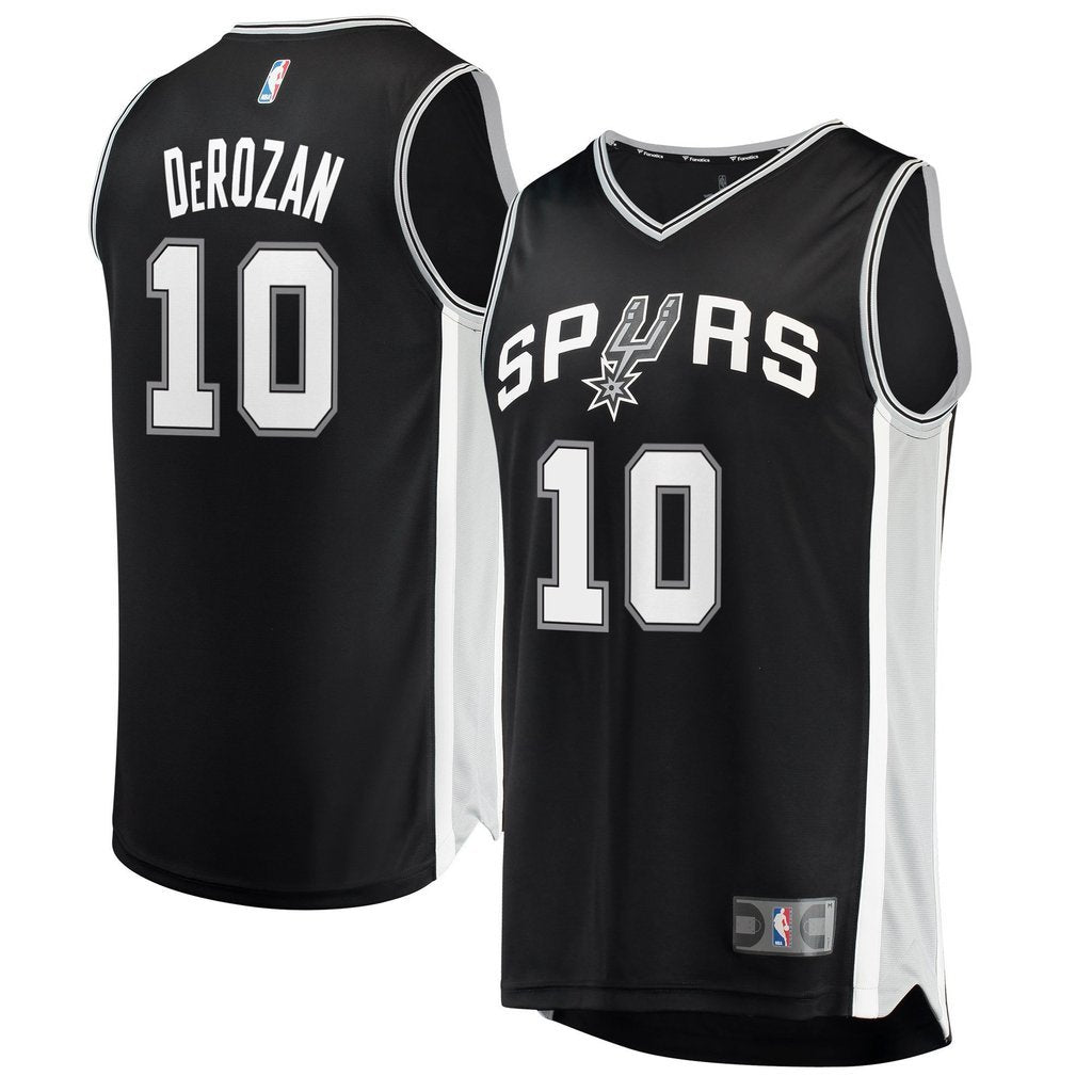 DeMar DeRozan San Antonio Spurs Black Swingman Jersey 2018 - 2019