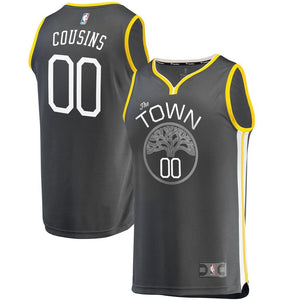 DeMarcus Cousins Golden State Warriors Charcoal Swingman Jersey 2018 - 2019