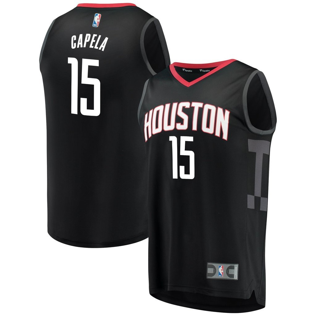 Clint Capela Houston Rockets Black Swingman Jersey 2018 - 2019