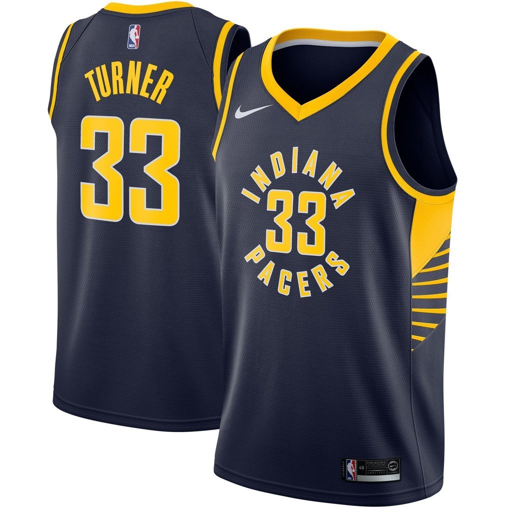 Myles Turner Indiana Pacers Navy Swingman Jersey 2018 - 2019