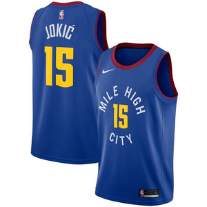 Nikola Jokic Denver Nuggets Blue Swingman Jersey 2018 - 2019