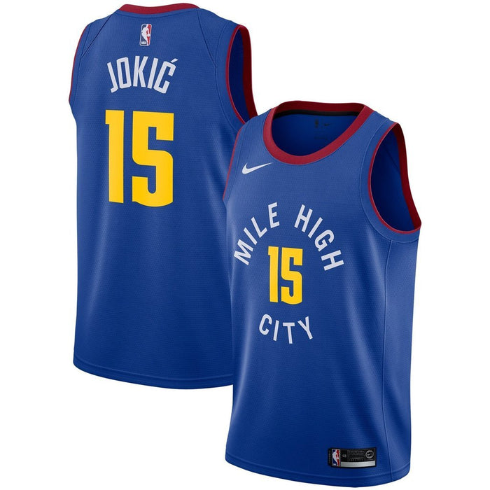 Nikola Jokic Denver Nuggets Blue Swingman Jersey 2018 - 2019