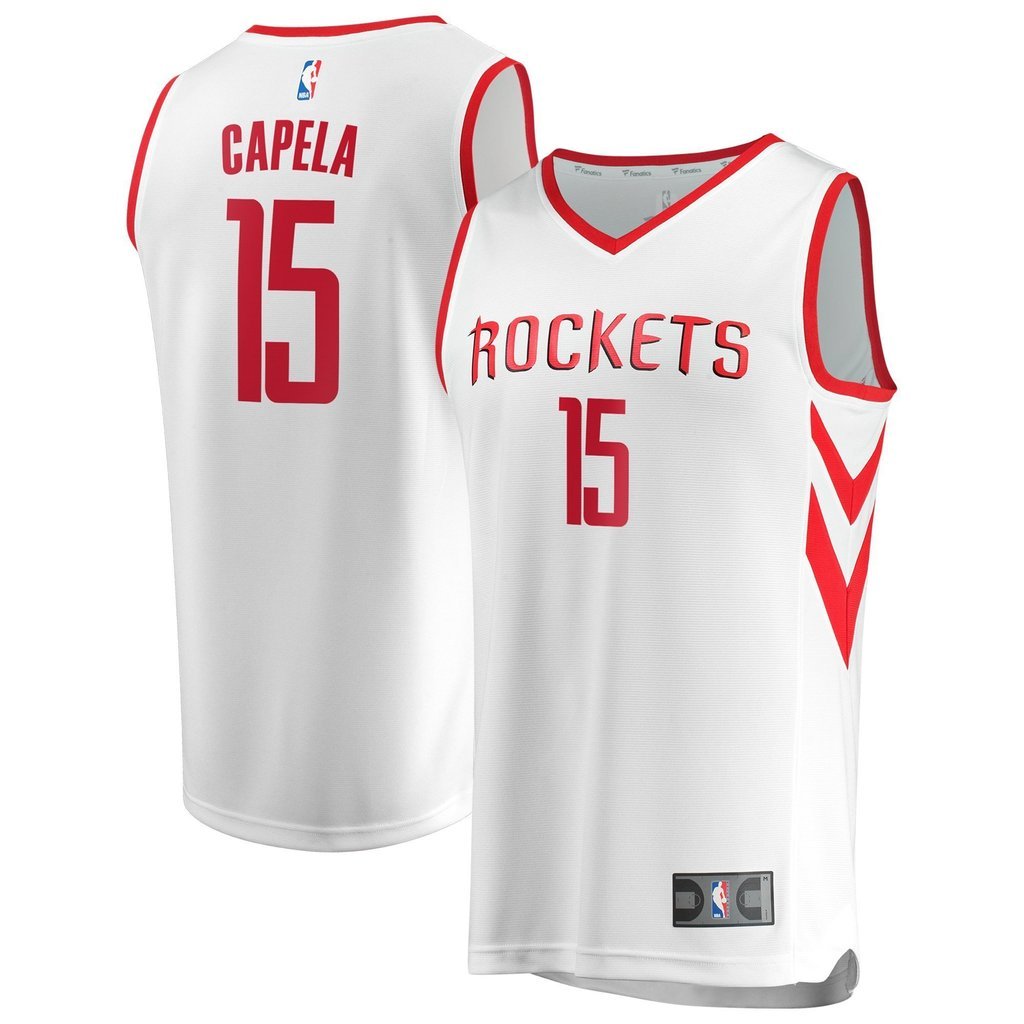 Clint Capela Houston Rockets White Swingman Jersey 2018 - 2019