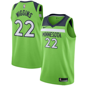 Andrew Wiggins Minnesota Timberwolves Green Swingman Jersey 2018 - 2019