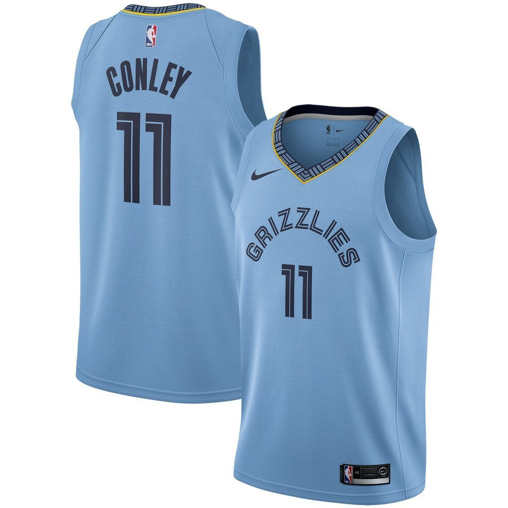 Mike Conley Memphis Grizzlies Light Blue Swingman Jersey 2018 - 2019