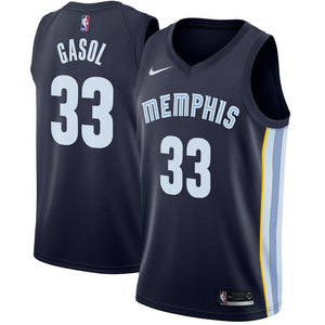Marc Gasol Memphis Grizzlies Navy Swingman Jersey 2018 - 2019