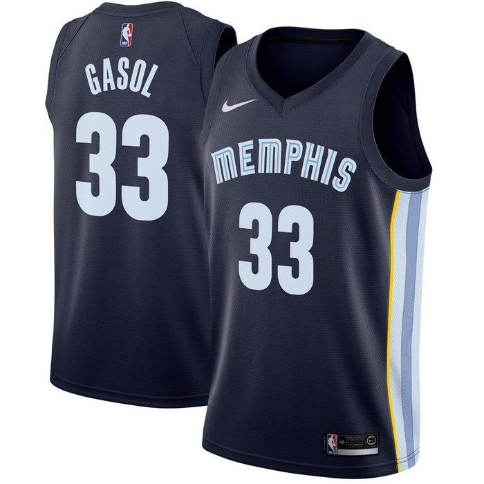 Marc Gasol Memphis Grizzlies Navy Swingman Jersey 2018 - 2019