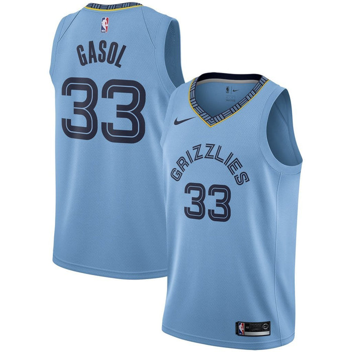 Marc Gasol Memphis Grizzlies Light Blue Swingman Jersey 2018 - 2019