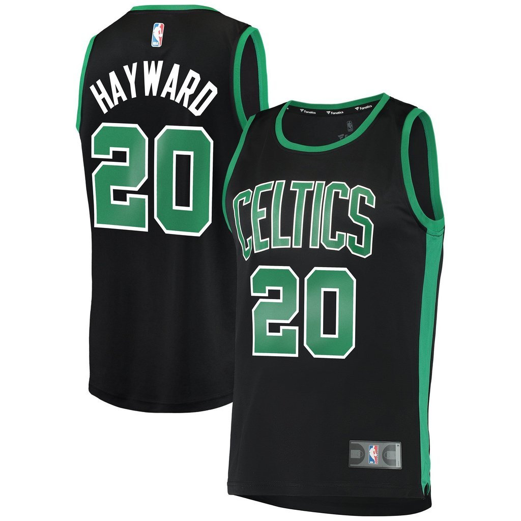 Gordon Hayward Boston Celtics Black Swingman Jersey 2018 - 2019