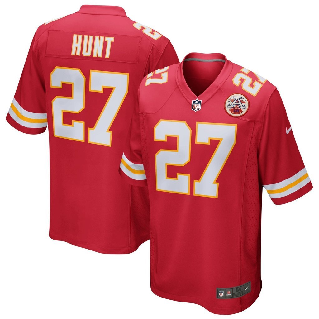 Kansas City Chiefs Kareem Hunt Red Jersey 2018 - 2019