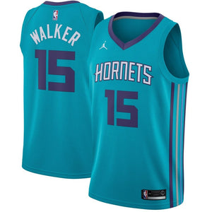Kemba Walker Charlotte Hornets Jordan Blue Swingman Jersey 2018 - 2019