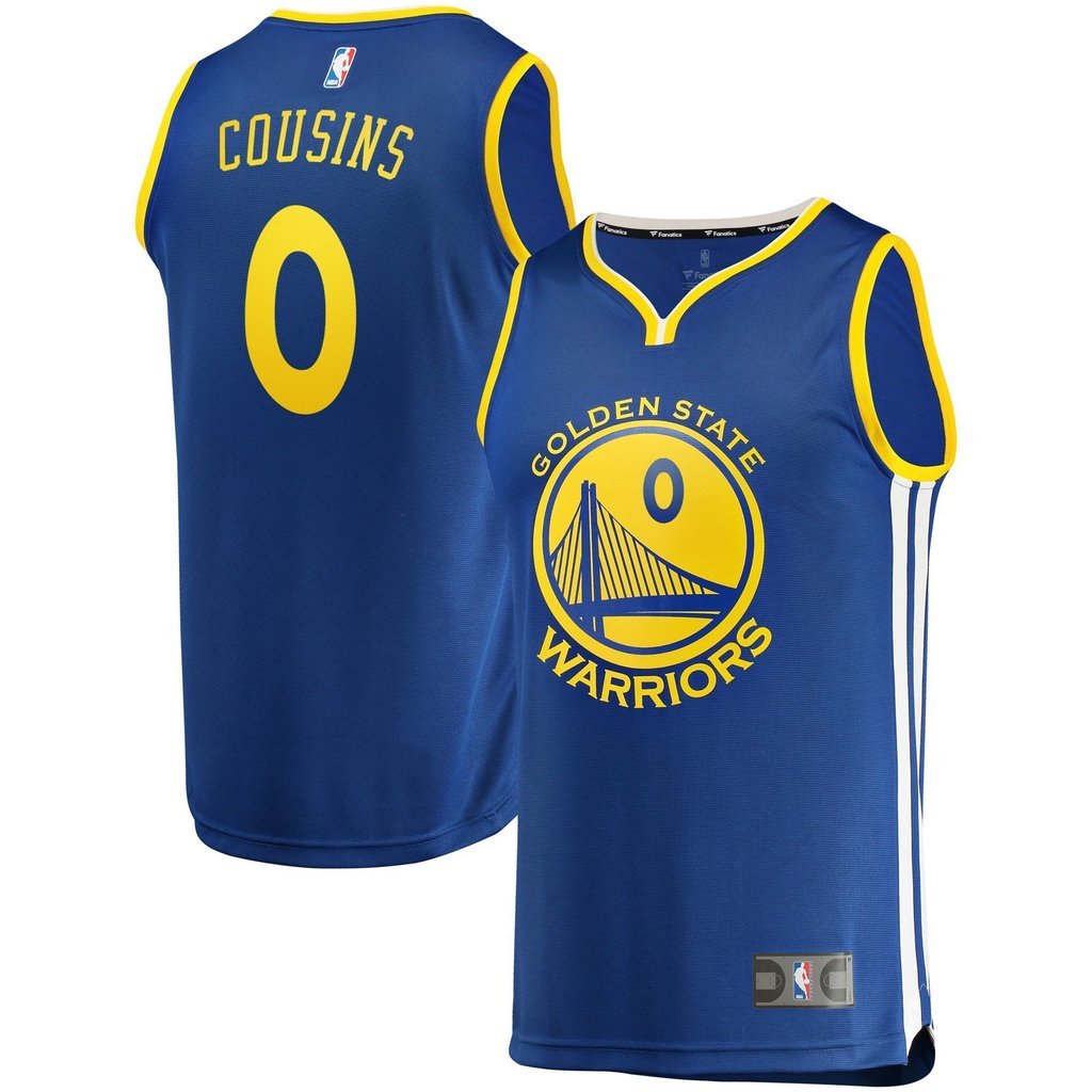 DeMarcus Cousins Golden State Warriors Royal Swingman Jersey 2018 - 2019