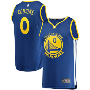 DeMarcus Cousins Golden State Warriors Royal Swingman Jersey 2018 - 2019