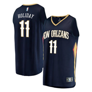 Jrue Holiday New Orleans Pelicans Navy Swingman Jersey 2018 - 2019